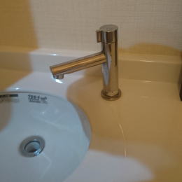 洗面器の単水栓